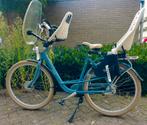 Batavus moederfiets met 2 Yepp kinderzitjes, Fietsen en Brommers, Fietsen | Dames | Moederfietsen, Ophalen, 2 zitjes, 53 tot 56 cm