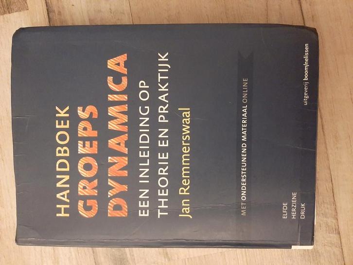 Jan Remmerswaal - Handboek groepsdynamica, Boeken, Wetenschap, Zo goed als nieuw, Sociale wetenschap, Ophalen of Verzenden