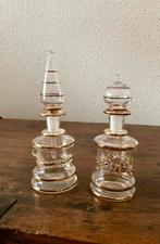 2 mooie parfum flesjes met goudversiering, Verzamelen, Parfumverzamelingen, Ophalen of Verzenden, Nieuw