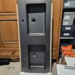 Aquazuro wasbak dubbel Napoli Zwart mat 120 x 48 cm, Doe-het-zelf en Verbouw, Sanitair, Ophalen, Nieuw, Wastafel