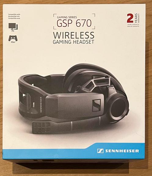 GSP 670 Wireless Gaming Headset (nieuwe oorkussens), Computers en Software, Headsets, Zo goed als nieuw, Over-ear, Draadloos, Gaming headset