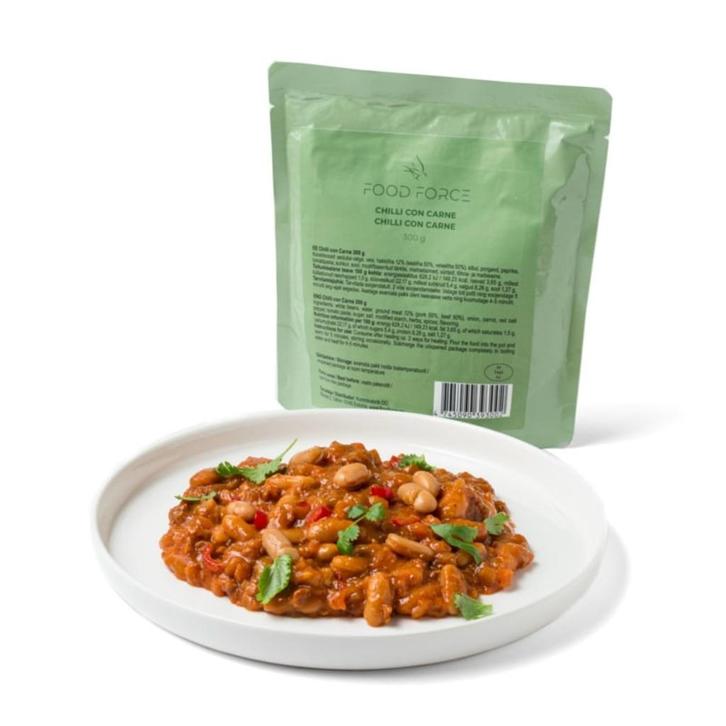 Chilli con carne 300g Food Force, Outdoor Food, Noodrantsoen, Caravans en Kamperen, Kampeeraccessoires, Nieuw, Verzenden