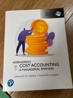 Boek: Horngren’s cost accounting a managerial emphasis, Ophalen of Verzenden, Zo goed als nieuw, HBO