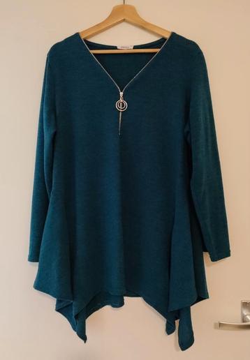 Paprika tuniek blauw, maat 52 beschikbaar voor biedingen