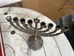 Menorah Achtarmige kandelaar voor Chanoeka. Vintage., Antiek en Kunst, Ophalen of Verzenden