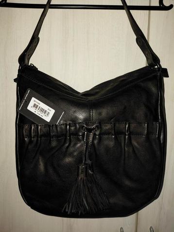 Spikes and Sparrow leren tas leer Zwart NIEUW  beschikbaar voor biedingen