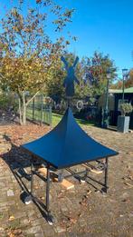 Schoorsteenkap of dak voor bijv. vogelvoliere ??, Gebruikt, Steen of Klei, Zwart, Ophalen of Verzenden