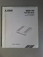 Atari MEGA FILE Hard Disk Drive Owners Manual, Computers en Software, Vintage Computers, Ophalen of Verzenden, Atari