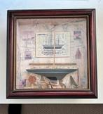 Boot in frame, Antiek en Kunst, Kunst | Schilderijen | Klassiek, Ophalen of Verzenden