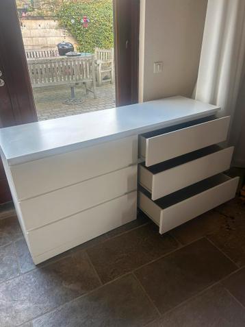 IKEA Malm ladekast – 6 lades, wit - afbeelding 4