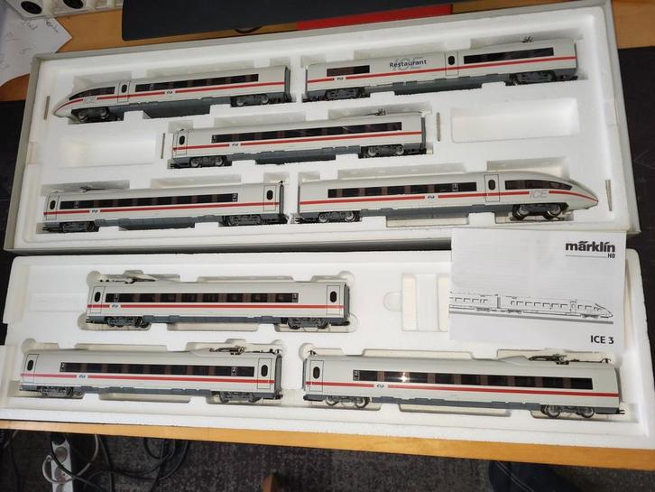 Marklin NL ICE3 37781 + 43749, Hobby en Vrije tijd, Modeltreinen | H0, Zo goed als nieuw, Treinset, Wisselstroom, Märklin, Ophalen of Verzenden