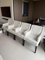 ZGAN 9x Eetkamerstoelen Boucle t.w.v. €254,- per stuk, Wit, Ophalen of Verzenden, Zo goed als nieuw, Stof