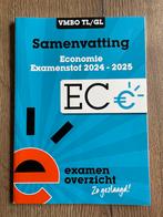 Samenvatting Economie VMBO TL/GL Examenstof 2024-2025, Ophalen of Verzenden, Zo goed als nieuw, VMBO, Economie