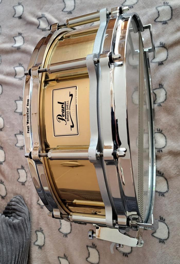 3x Pearl snare, free floating brass, maple & picollo, Muziek en Instrumenten, Instrumenten | Toebehoren, Gebruikt, Drums of Percussie