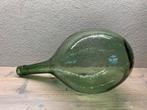 Vintage Glazen Fles gistfles liggende, Ophalen of Verzenden