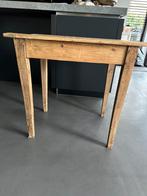 Oud antiek eiken tafeltje, Huis en Inrichting, Tafels | Sidetables, 50 tot 100 cm, Ophalen of Verzenden, Zo goed als nieuw, Rechthoekig
