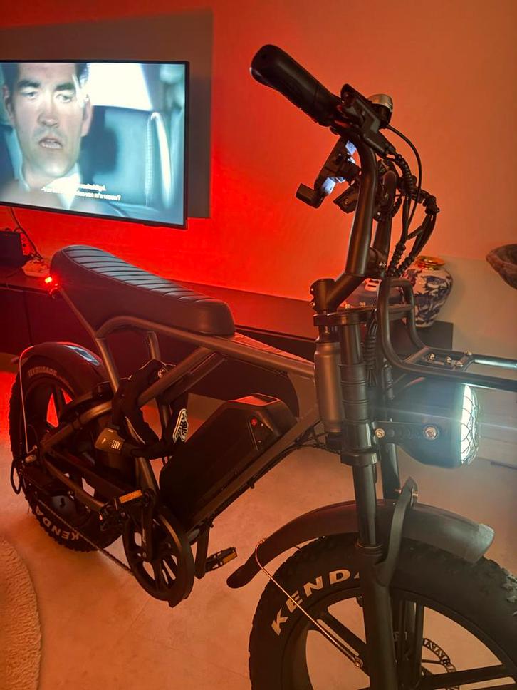 Fatbike Ouxi H9 - Stoere E-Bike!, Fietsen en Brommers, Elektrische fietsen, Zo goed als nieuw, Overige merken, 51 tot 55 cm, 50 km per accu of meer