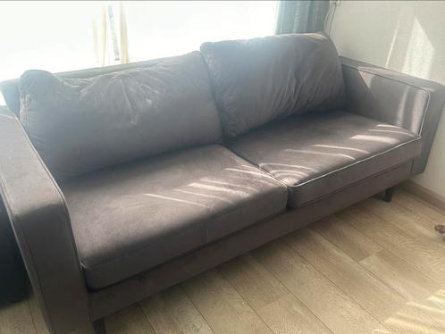 3+2  velvet stof, Huis en Inrichting, Banken | Sofa's en Chaises Longues, Zo goed als nieuw, Minder dan 150 cm, Stof, Ophalen of Verzenden