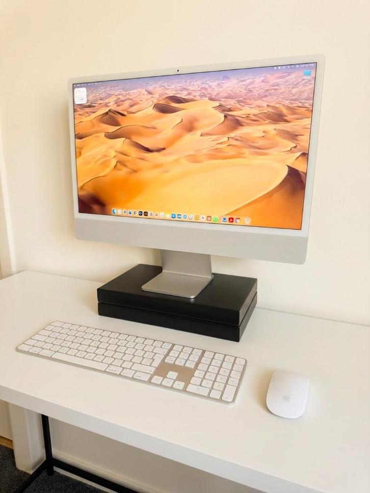 iMac 24" M1 / 16GB RAM / 1TB SSD – Lichtgrijs, Computers en Software, Apple Desktops, Zo goed als nieuw, iMac, SSD, 3 tot 4 Ghz