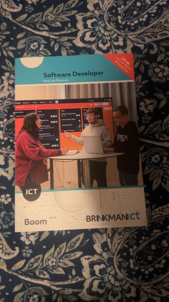 Software Developer MBO 4 - Hans van Rheenen, Boeken, Informatica en Computer, Zo goed als nieuw, Software, Ophalen of Verzenden