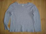 Grijze katoenen longsleeve van Benetton maat 86/92, Kinderen en Baby's, Babykleding | Maat 86, Ophalen of Verzenden, Zo goed als nieuw