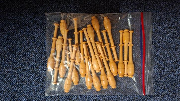 Kantklosjes, Hobby en Vrije tijd, Kantklossen, Zo goed als nieuw, Klos(sen), Ophalen of Verzenden