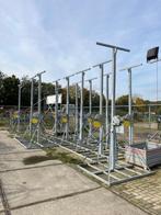 Lichtmast / lichtmasten 3-6 meter kantelbaar uitschuifbaar, Ophalen, Met statief, Zo goed als nieuw, Lamp met armatuur