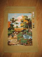 Geborduurd met Zijdegarens Nr 1106 Vintage, Hobby en Vrije tijd, Borduren en Borduurmachines, Ophalen of Verzenden, Handborduren