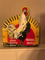 Tweddle chicken emaille bord, Verzamelen, Merken en Reclamevoorwerpen, Ophalen of Verzenden, Zo goed als nieuw, Reclamebord