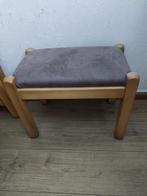 Massief blank  eiken patine krukje, Huis en Inrichting, Krukjes, Ophalen, Gebruikt, Hout