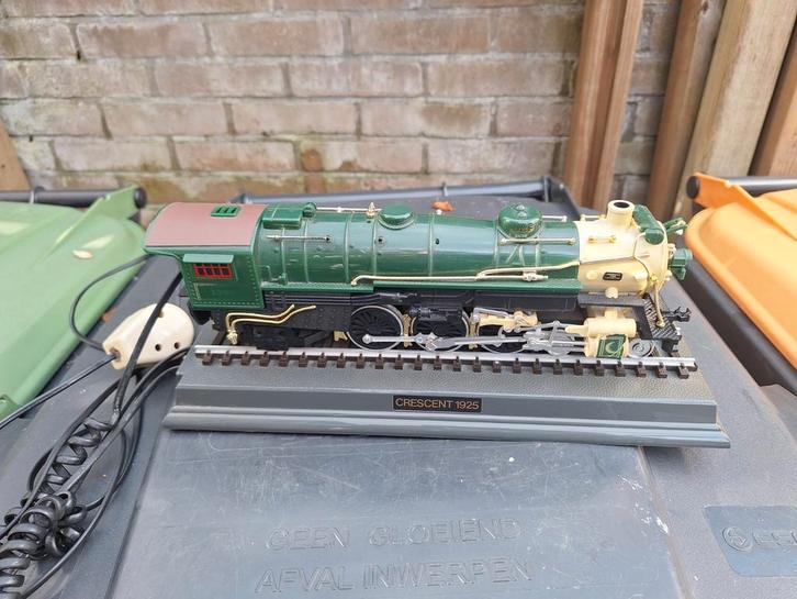 Locomotief Telefoon CRESCENT 1925 - Treingeluiden!, Hobby en Vrije tijd, Modeltreinen | H0, Zo goed als nieuw, Locomotief, Gelijkstroom
