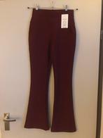 Flared broek bordeaux maat S/M, Nieuw, Ophalen of Verzenden, Maat 36 (S), Lang