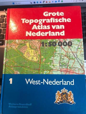Groot Topografische Atlas van Nederland deel 1 en deel 3 beschikbaar voor biedingen