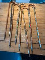 Alpen wandelstok jaren 60/70 met schildjes 8 stuks 30 samen, Ophalen of Verzenden, Zo goed als nieuw