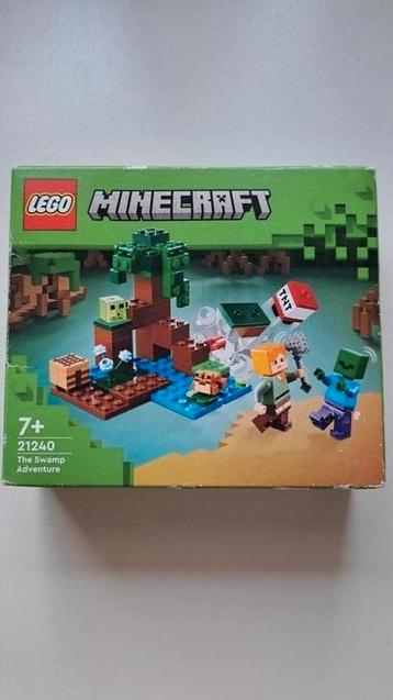 LEGO MINECRAFT 7+ 21240 THE SWAMP ADVENTURE. beschikbaar voor biedingen