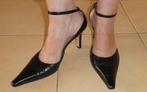 Peter Kaiser pumps 41 punt zwart leer enkelbandjes ZGAN, Kleding | Dames, Schoenen, Peter Kaiser, Pumps, Verzenden, Zwart