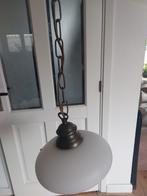 Glazen Hanglamp Koperkleurig (2 stuks, 1 defect), Ophalen