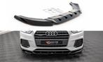 Maxton Spoiler Lip Splitter Voor Audi Q3 S Line 8U Facelift, Auto diversen, Tuning en Styling, Ophalen of Verzenden, Automotive Parts