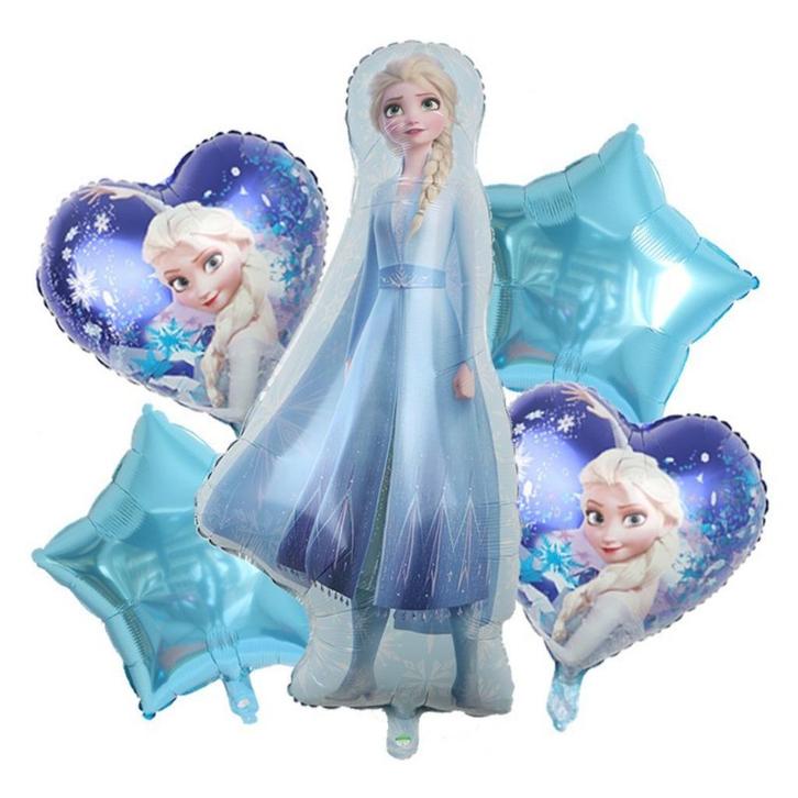 Frozen / Elsa - Folie Ballonnen Set / Verjaardag Ballon, Hobby en Vrije tijd, Feestartikelen, Nieuw, Versiering, Verjaardag, Ophalen of Verzenden