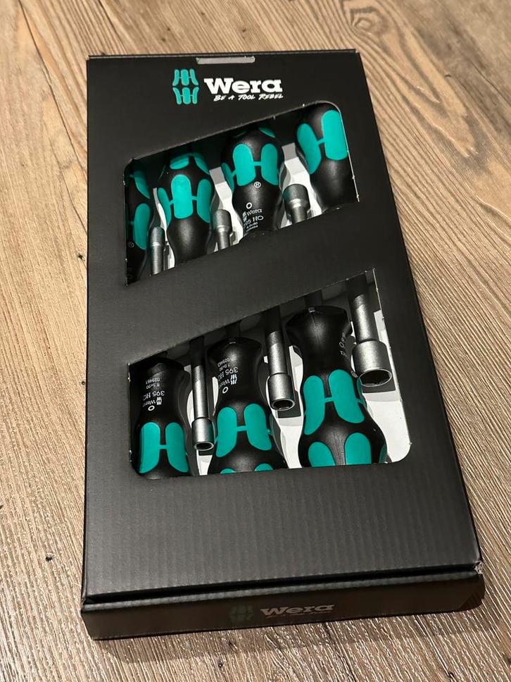 Wera Dopsleutel-schroevendraaierset 395 HO/7 SM, Doe-het-zelf en Verbouw, Gereedschap | Handgereedschap, Nieuw, Ophalen of Verzenden