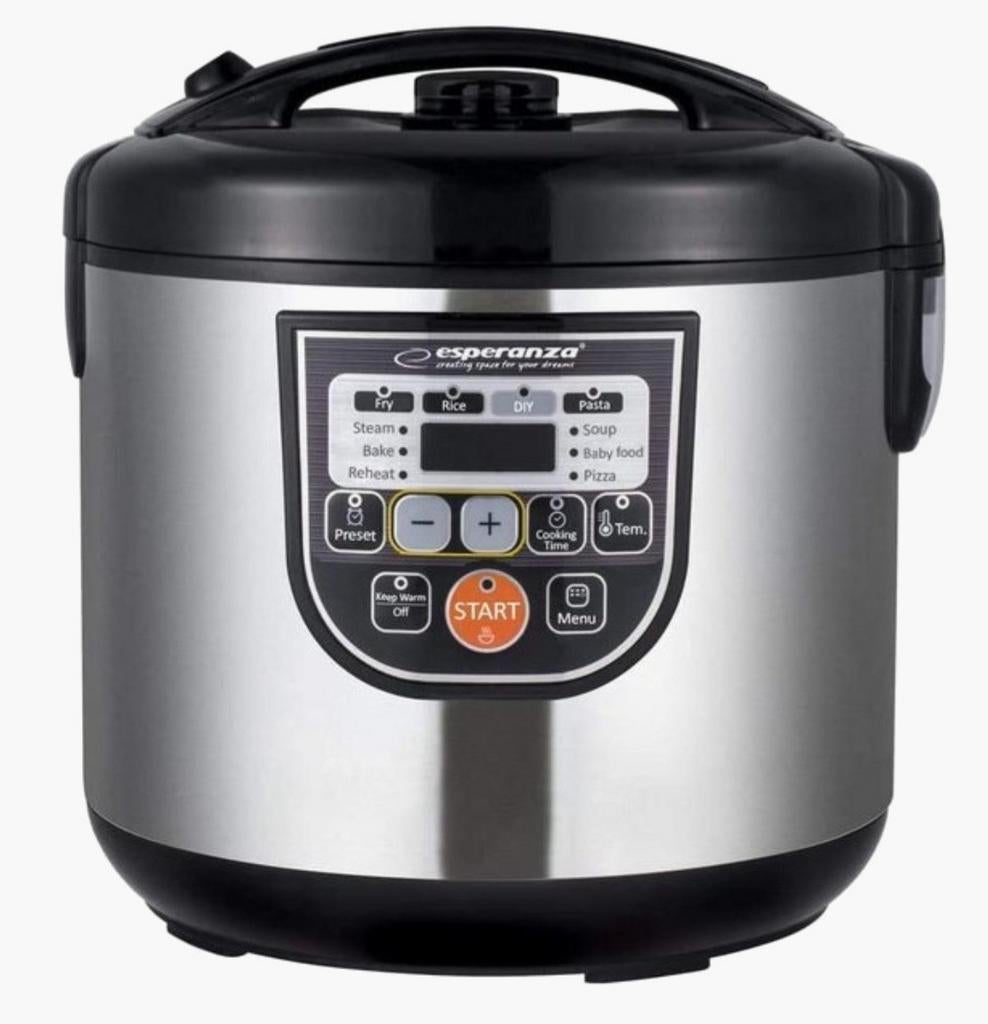 Esperanza Multicooker – Zo goed als nieuw (3x gebruikt), Witgoed en Apparatuur, Slowcookers, Ophalen of Verzenden, Zo goed als nieuw