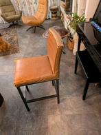 leren barkruk stoelen. 60 cm zithoogte. 40 bij 40 cm zitting, Ophalen, Gebruikt, 60 tot 90 cm