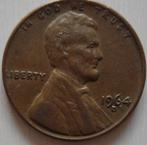 Lincoln penny-1964D, Ophalen of Verzenden, Noord-Amerika, Losse munt