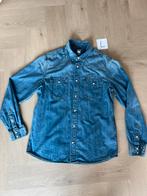 H&M Spijkerblouse Heren - Maat L, Ophalen of Verzenden, Zo goed als nieuw, Blauw, Halswijdte 41/42 (L)