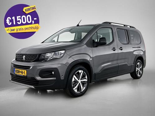 Peugeot Rifter Long 1.2 Puretech Long GT-Line Direct leverba, Auto's, Peugeot, Bedrijf, Te koop, Rifter, ABS, Airbags, Airconditioning