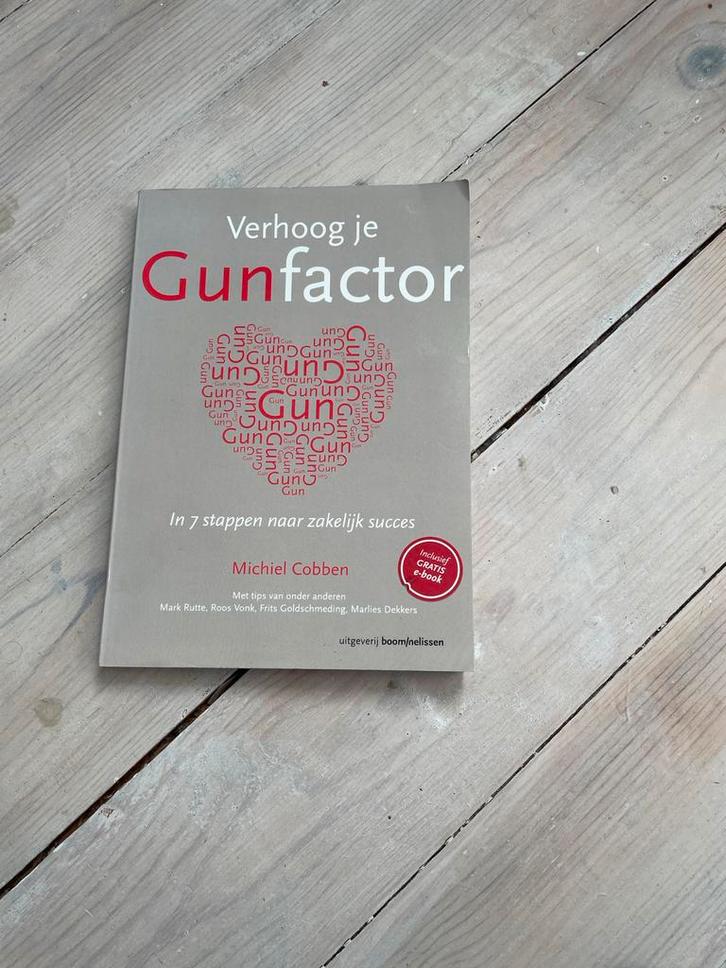 Verhoog je Gunfactor - Michiel Cobben, Boeken, Kunst en Cultuur | Fotografie en Design, Zo goed als nieuw, Overige onderwerpen