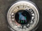 2021 Australia Lunar Ox - Opal serie - 1 oz silver proof, Ophalen of Verzenden, Zilver