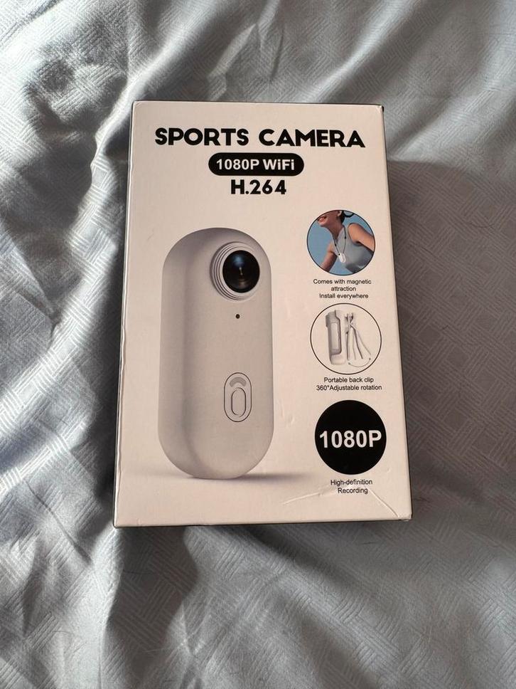 1080p mini sportcamera, Audio, Tv en Foto, Videocamera's Digitaal, Zo goed als nieuw, Overige merken, Minder dan 8x, Ophalen of Verzenden