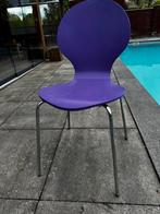 Paarse vlinderstoel, stapelbaar | extra zitplaatsen, Ophalen, Overige kleuren, Zo goed als nieuw, Metaal