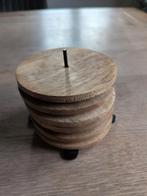 Houten onderzetters, Ophalen of Verzenden, Glas of Kopje